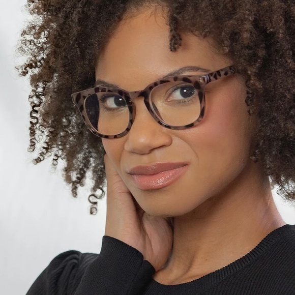 DIFF Cooper Bluelight Glasses Beige Tortoise - Picture 2 of 7